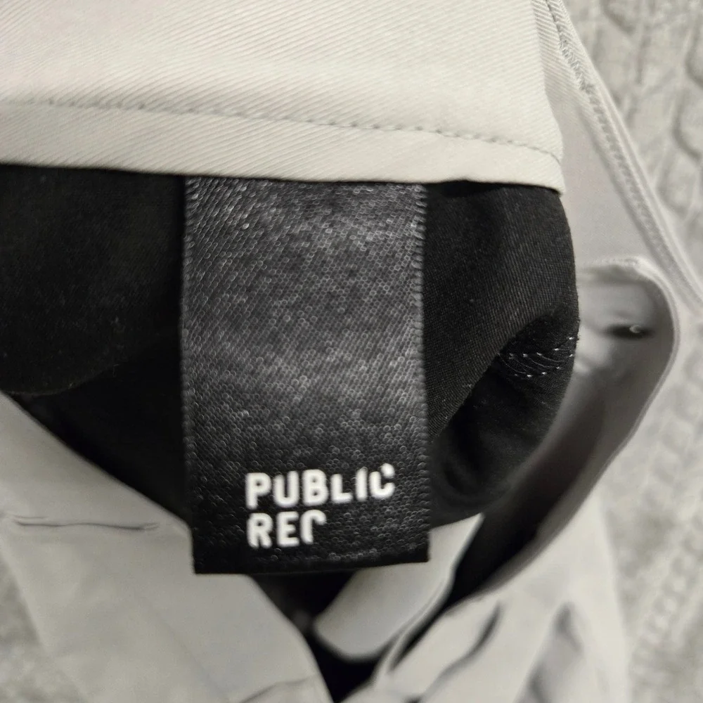 Public Rec Mens Gray 38x28 Weekend Pants‎ Stretch Lightweight Casual
